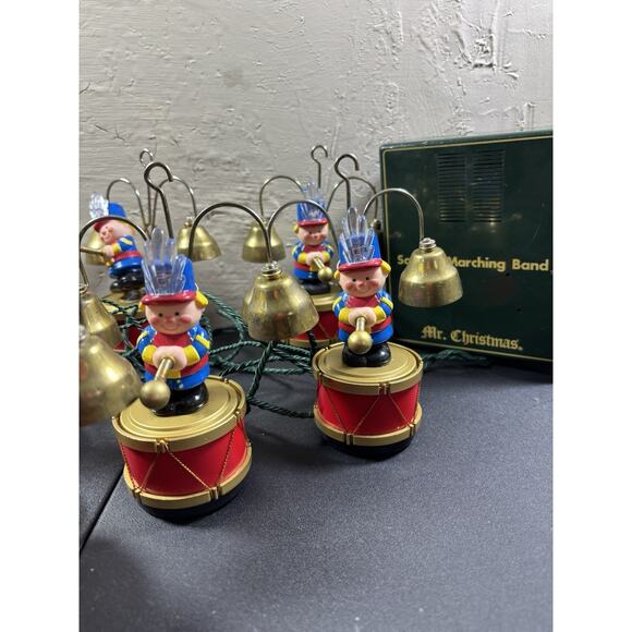 Mr Christmas Santa's Marching Band With Bells Plays Christmas Songs Tested - Picture 6 of 10